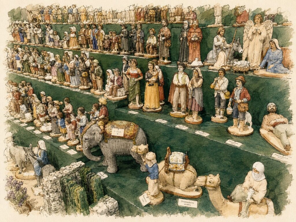 Santons-Markt in Fontvieille