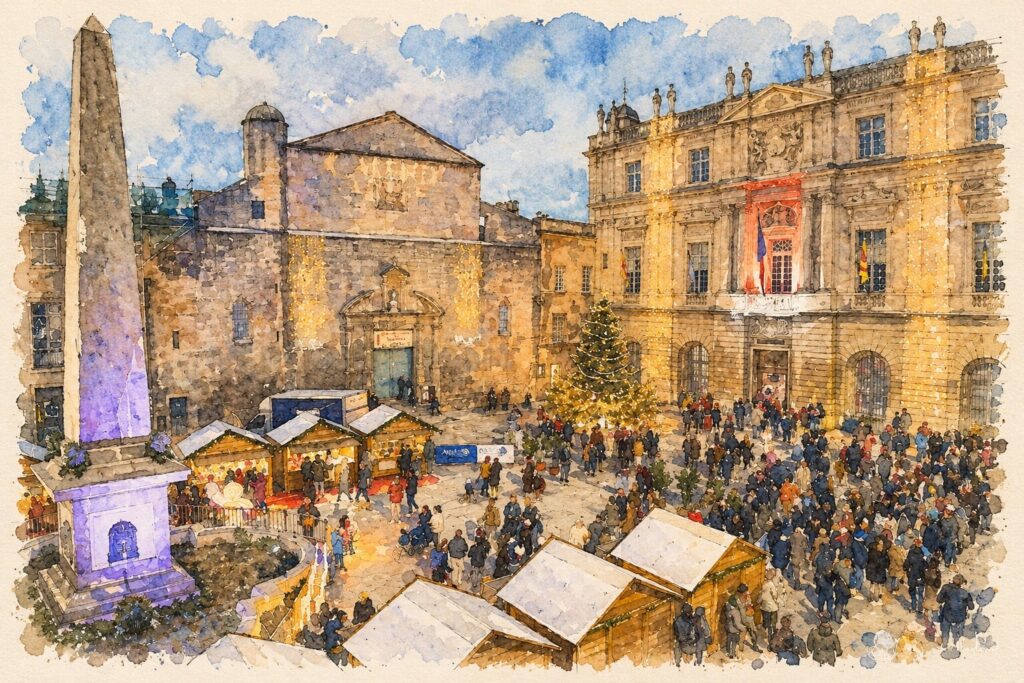 Kerstmis in Arles